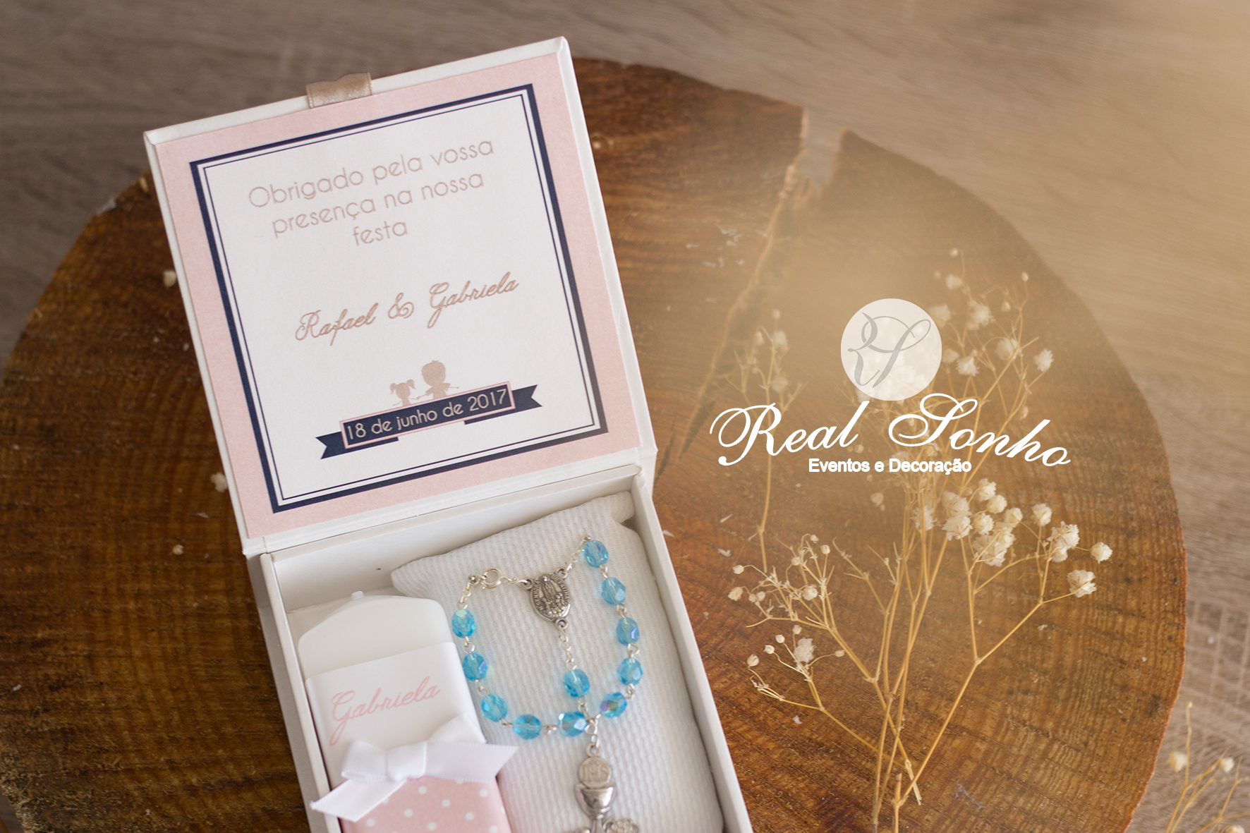 Caixa com vela e dezena I CM-L006