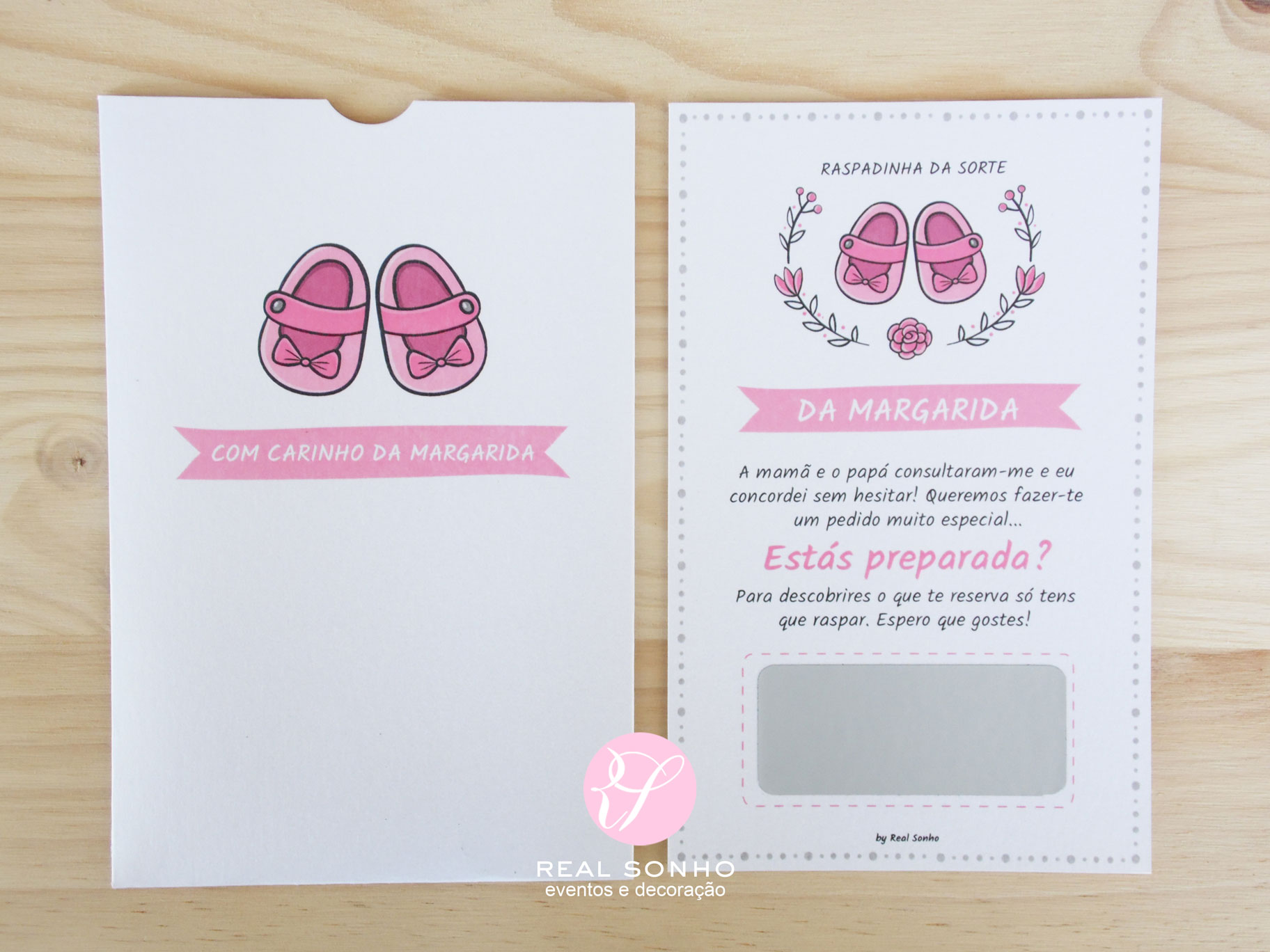 CONVITE RASPADINHA I BT-CP016 (MENINA)