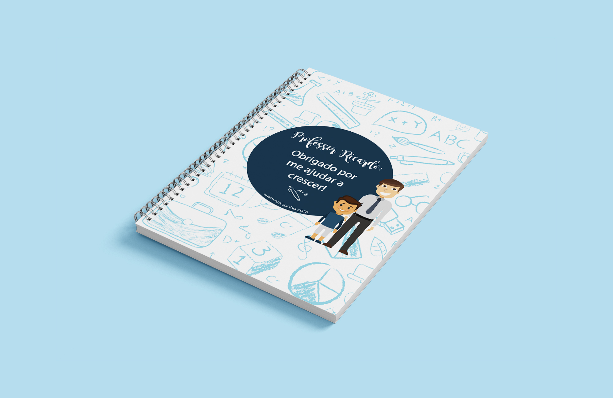 Caderno personalizado para Professor I PROF-CA002