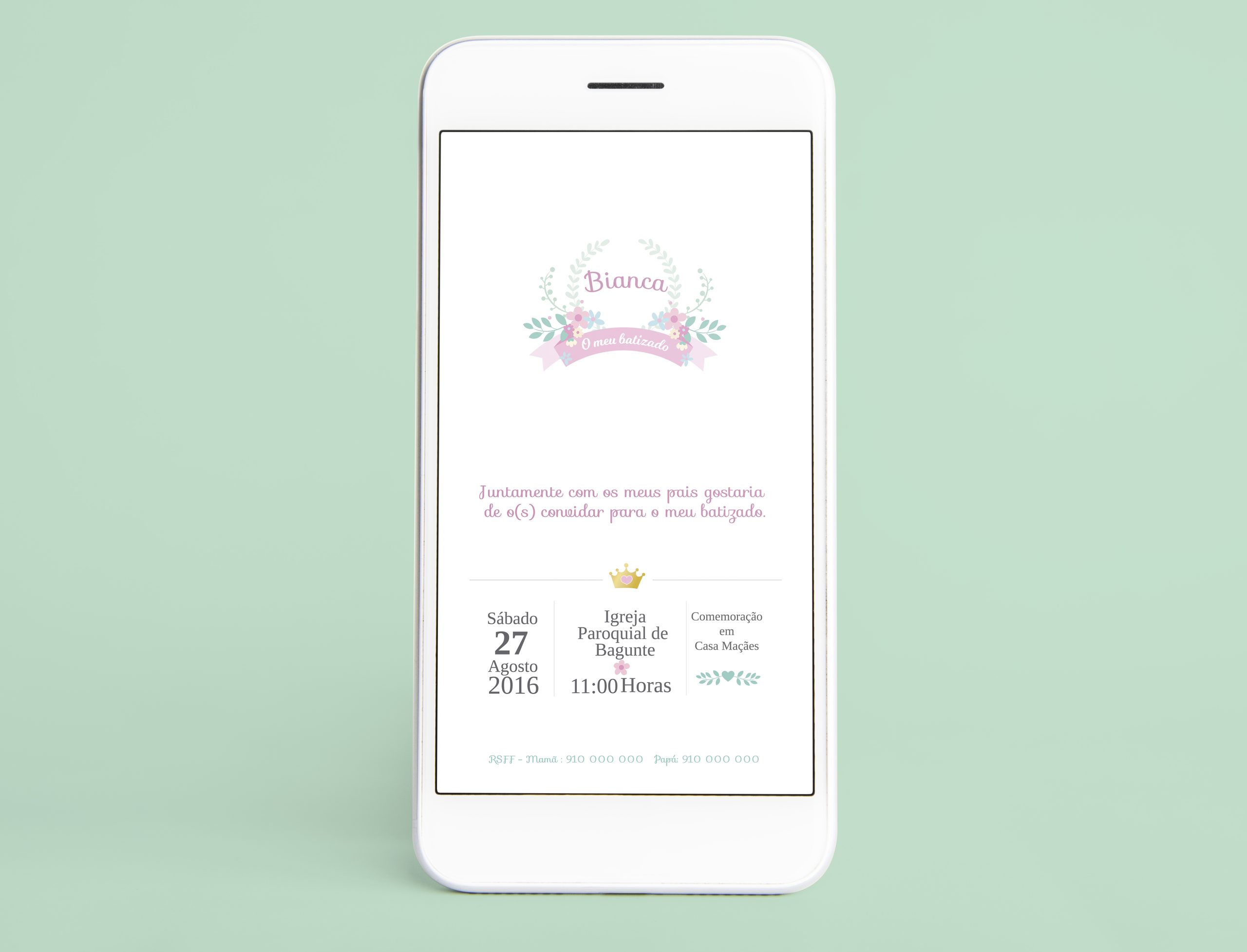 Convite Digital Batizado | BT-CD001