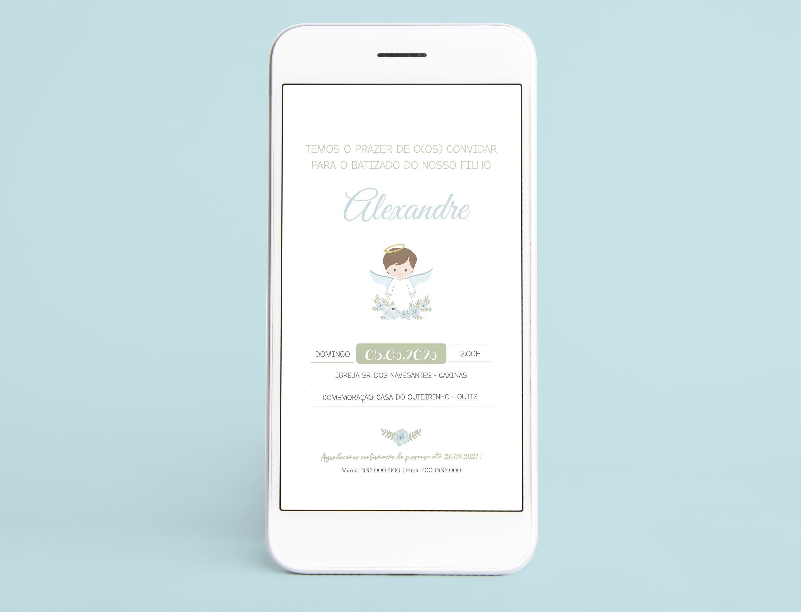 Convite Digital Batizado | BT-CD003