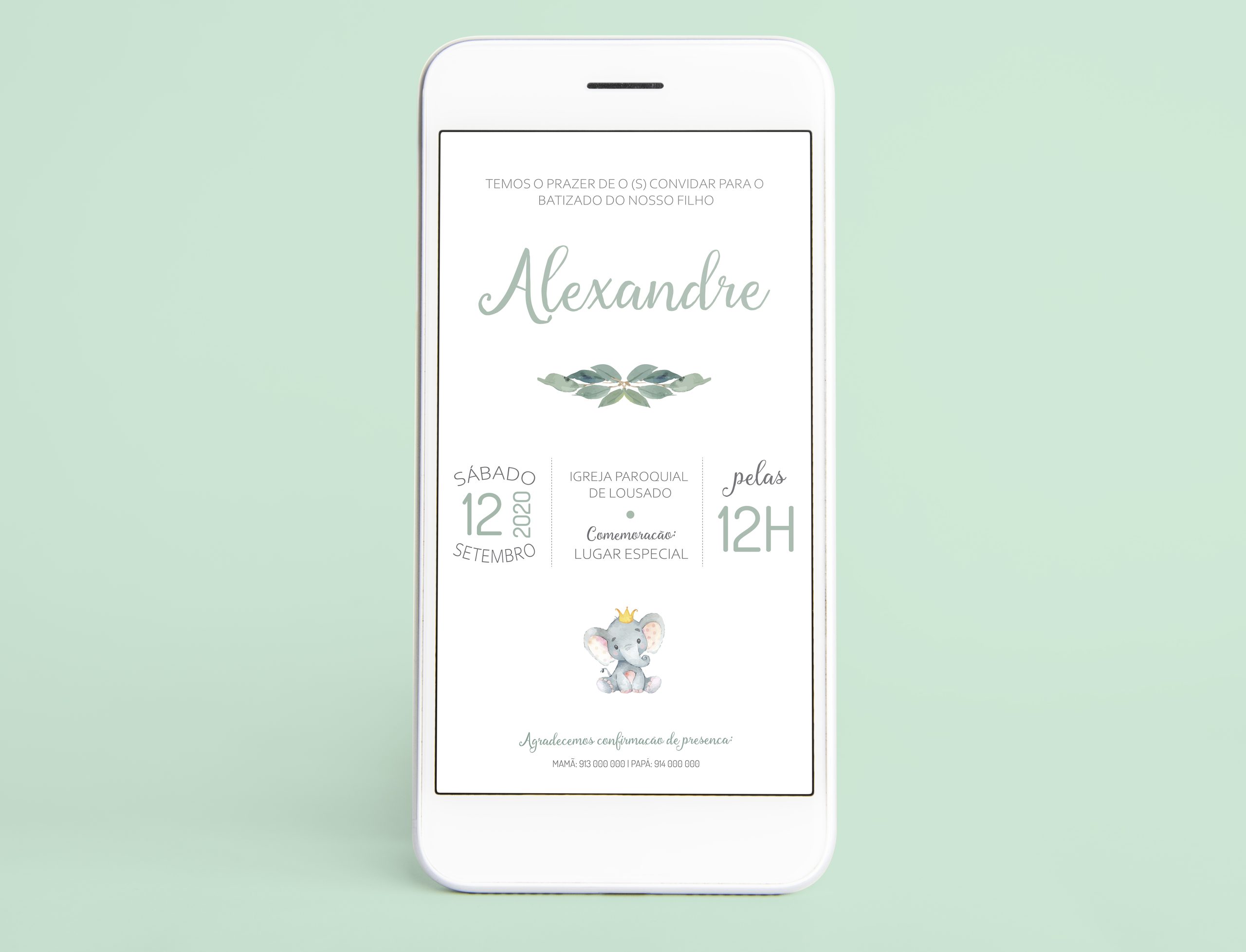 Convite Digital Batizado | BT-CD038