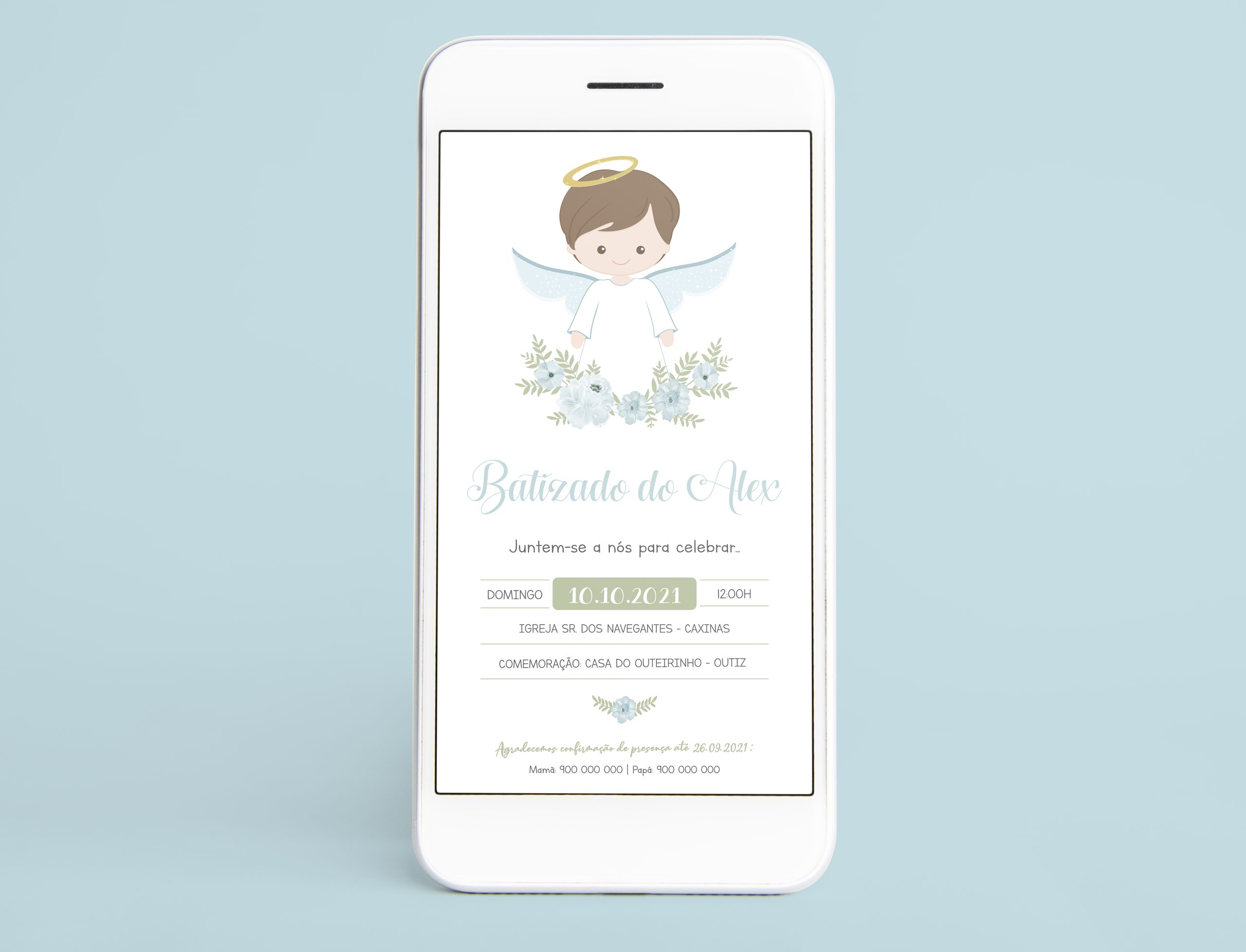 Convite Digital Batizado | BT-CD076