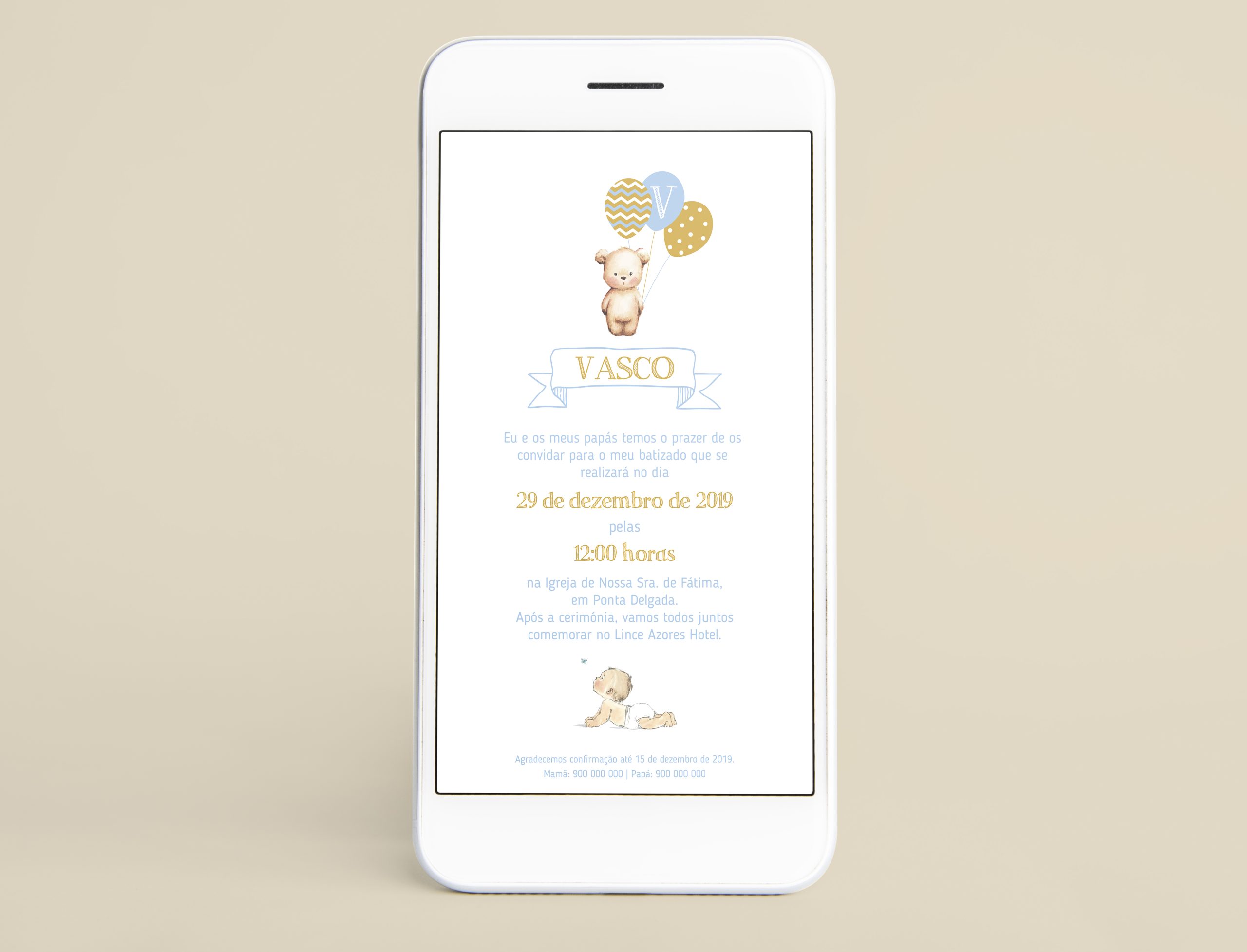 Convite Digital Batizado | BT-CD077