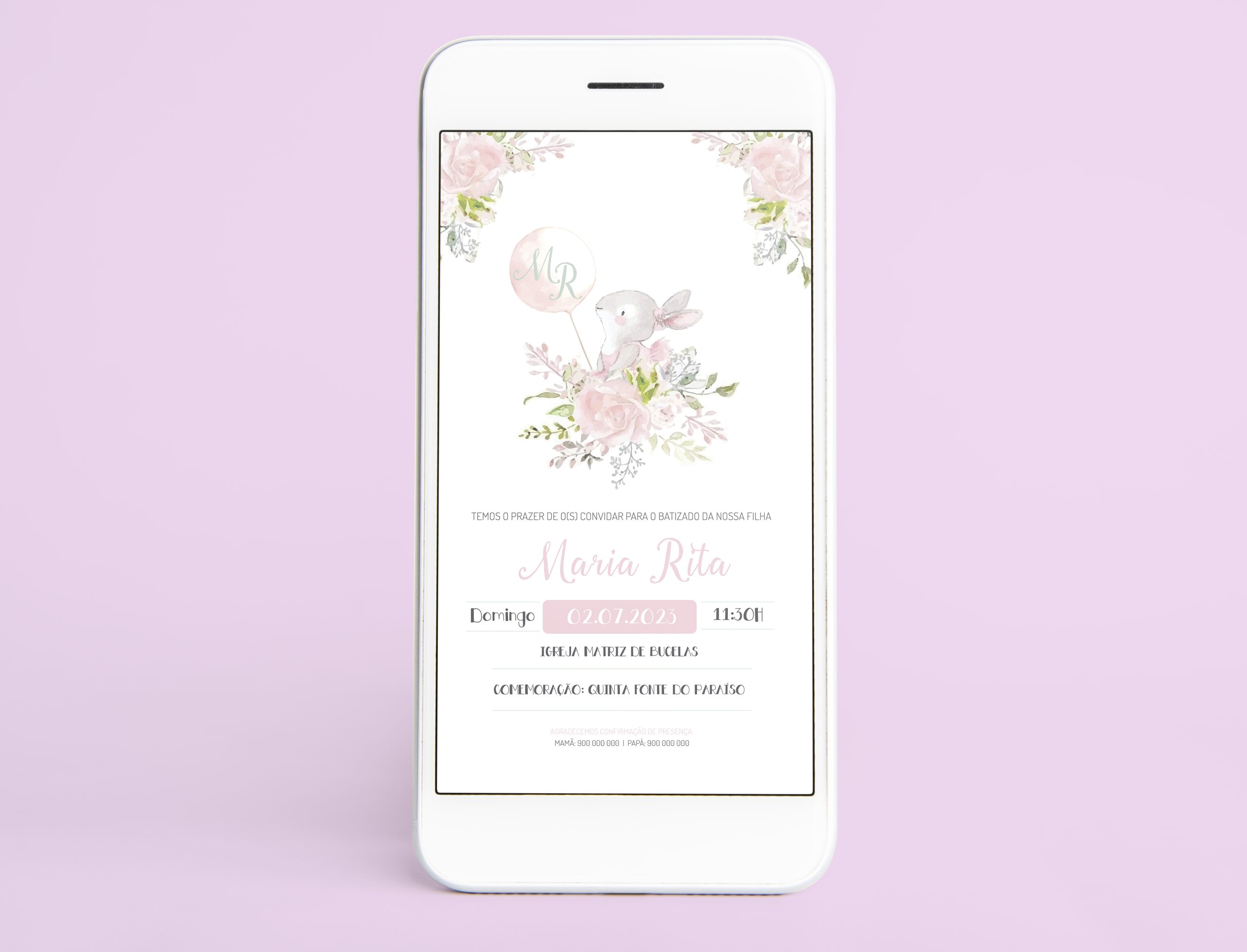 Convite Digital Batizado | BT-CD082