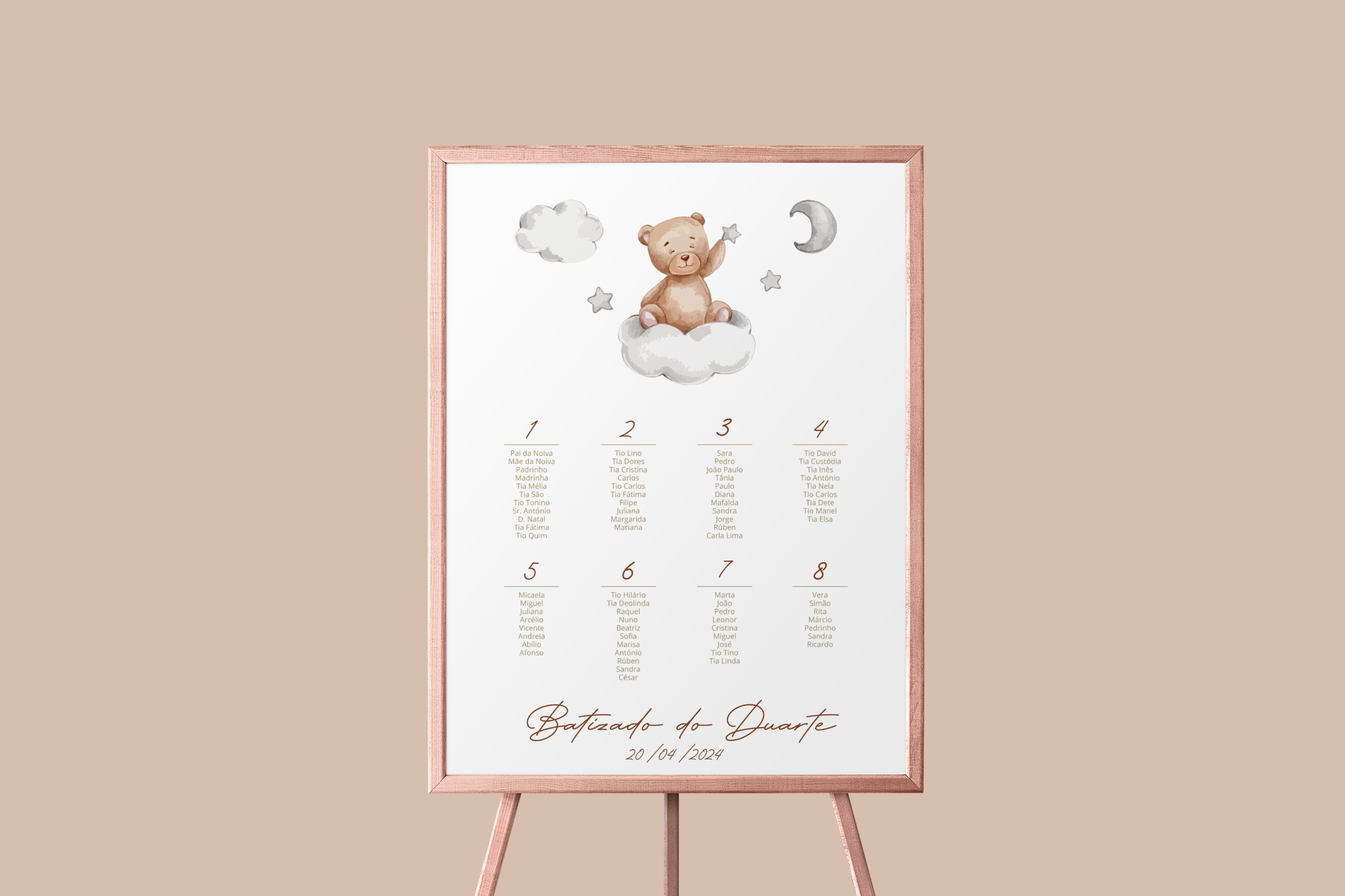 Poster | Ursinho na núvem I BT-ICP091