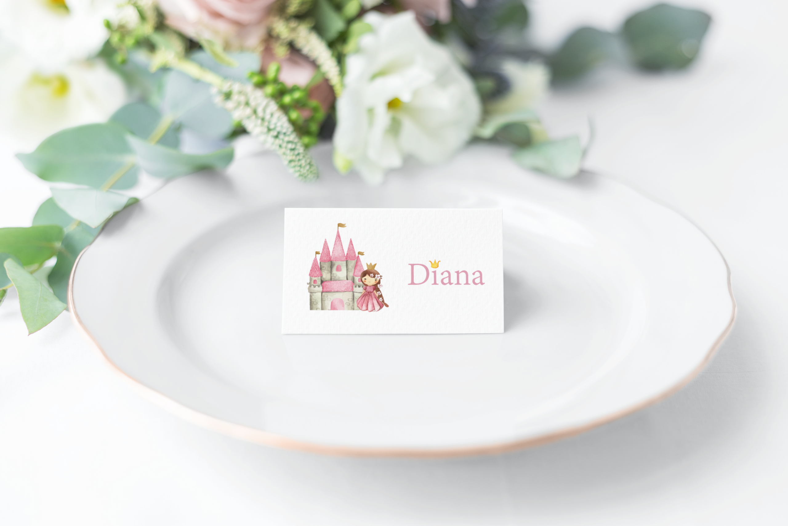 Ident. de convidados individual I Princesa no Castelo |  BT-ICI052