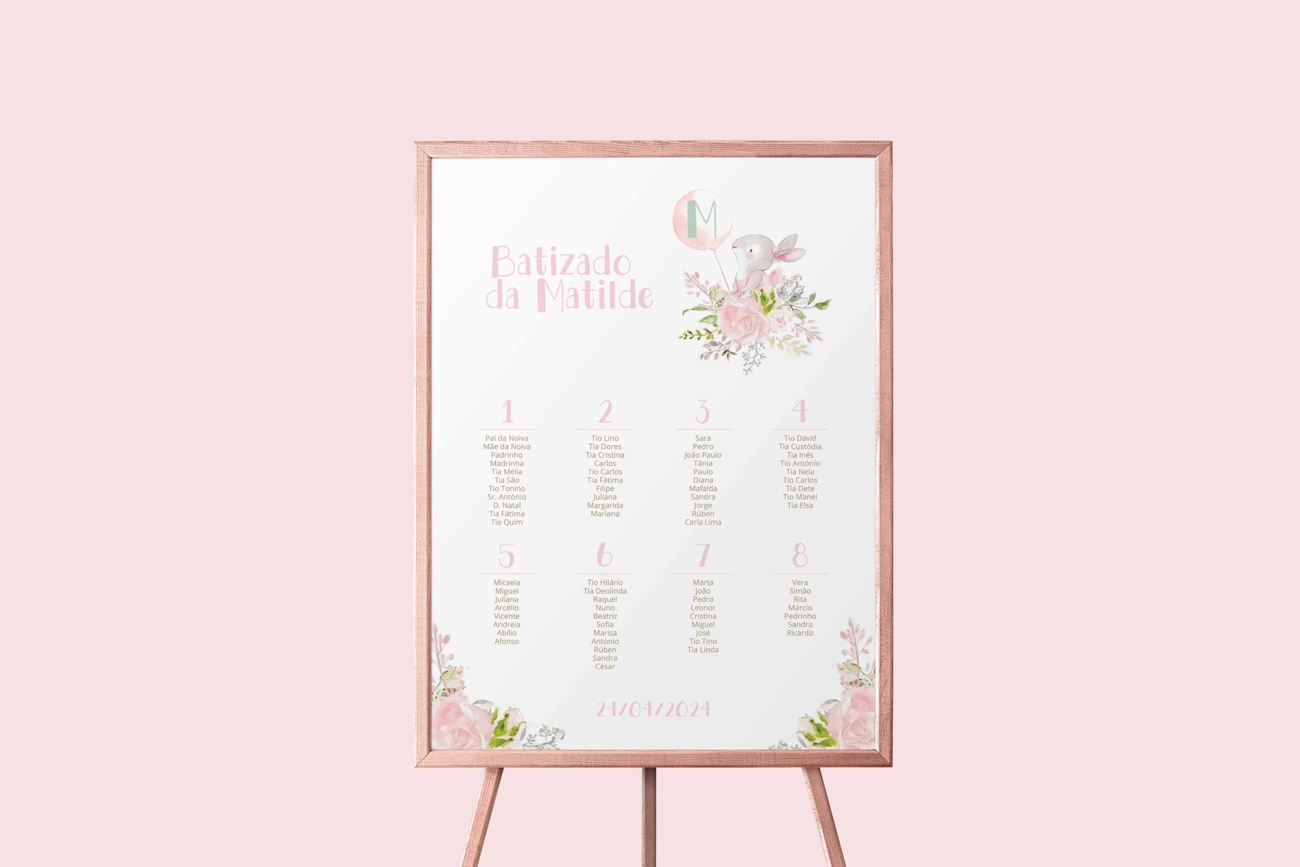 Poster | Coelhinha com balão I BT-ICP048