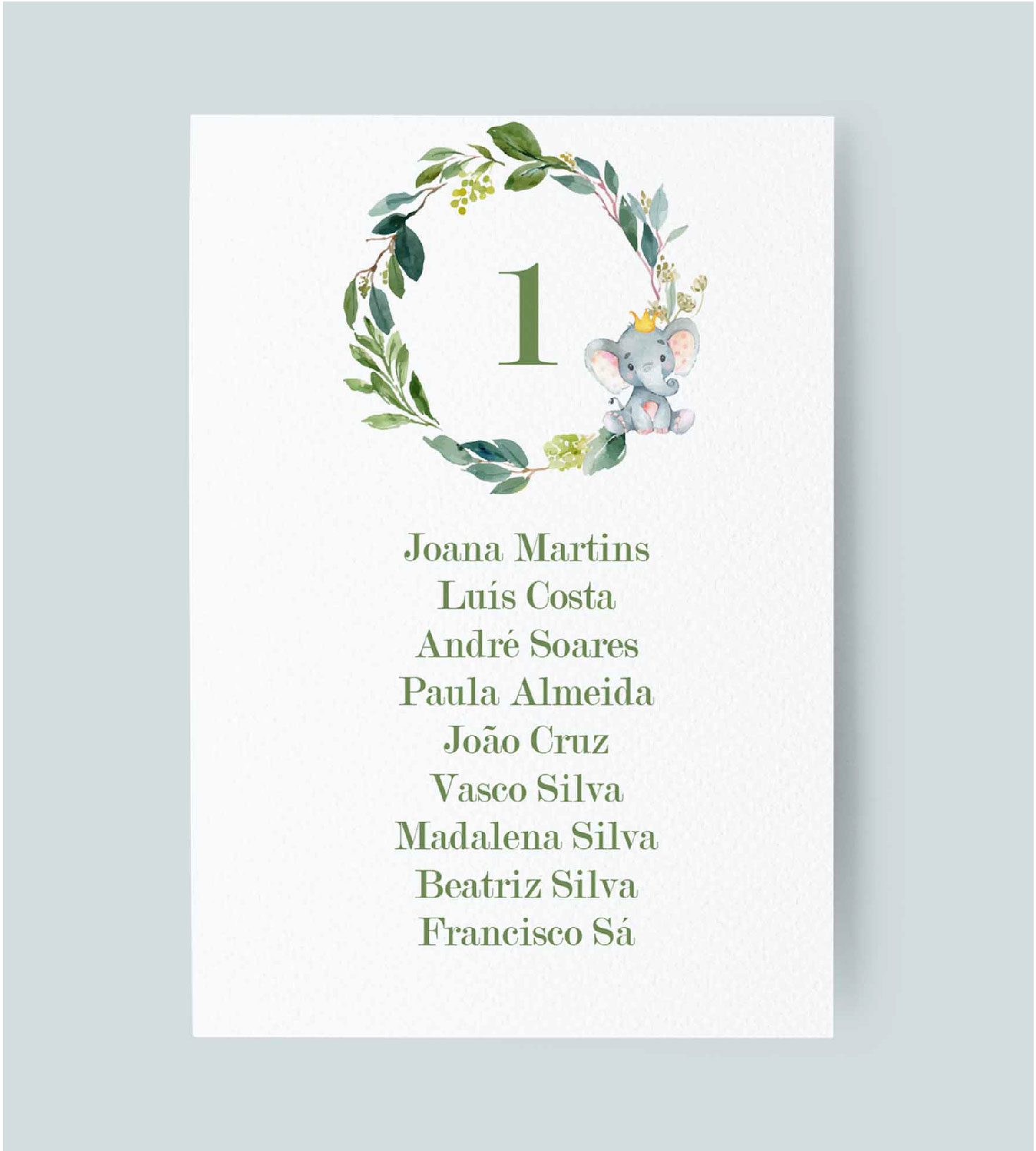 Ident. de convidados | Elefante | BT-IC038