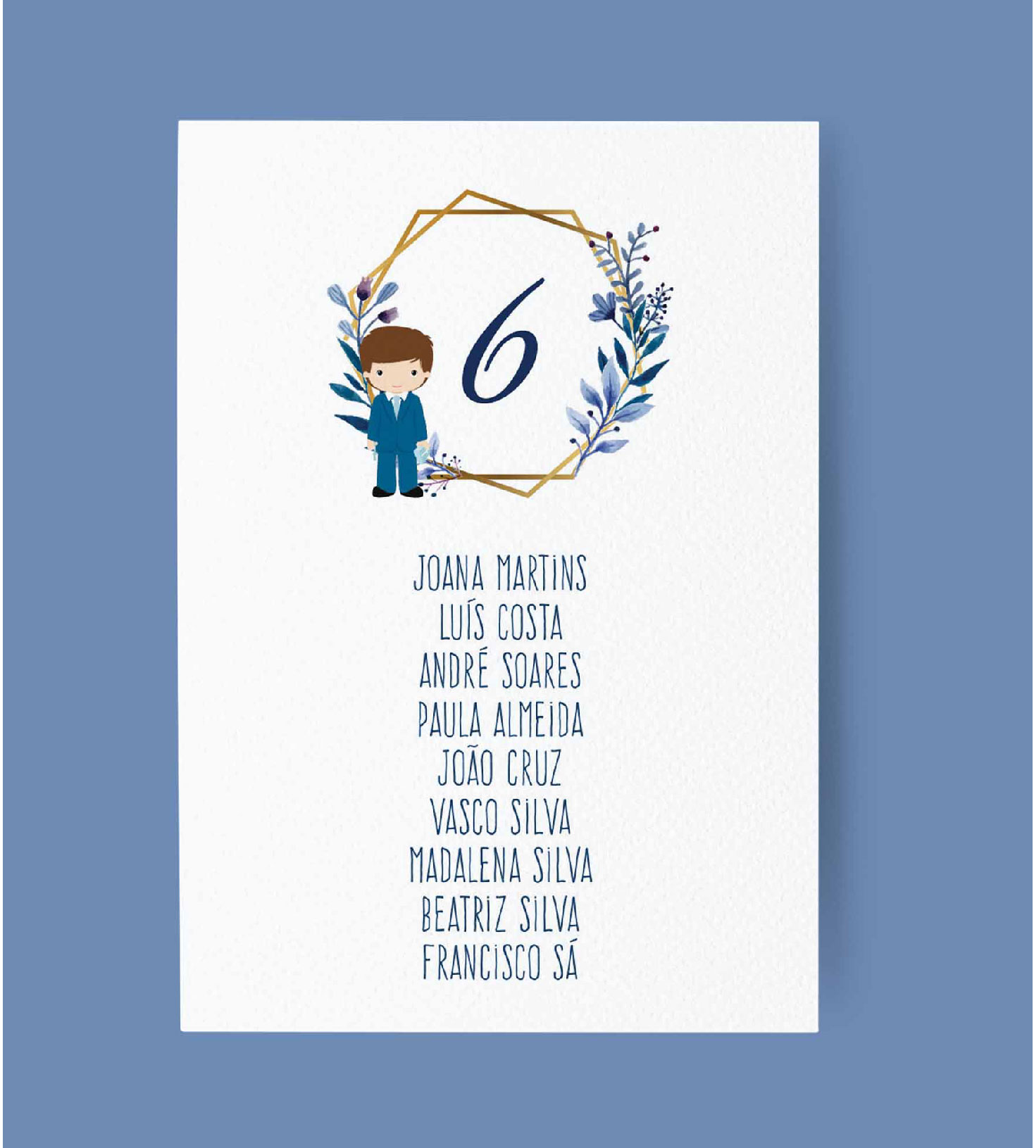 Ident. de convidados | Boneco | CM-IC023