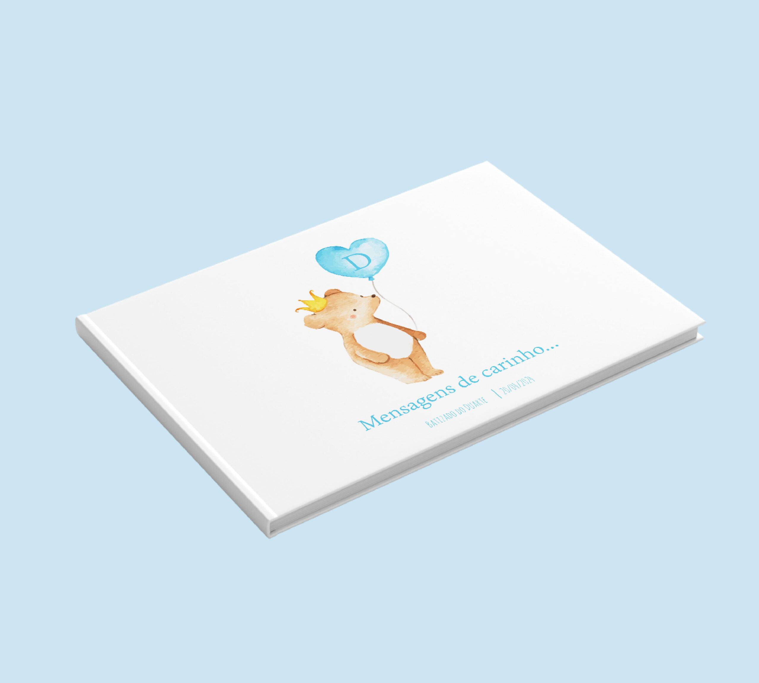 Livro de honra I Ursinho com balão I BT-LH049