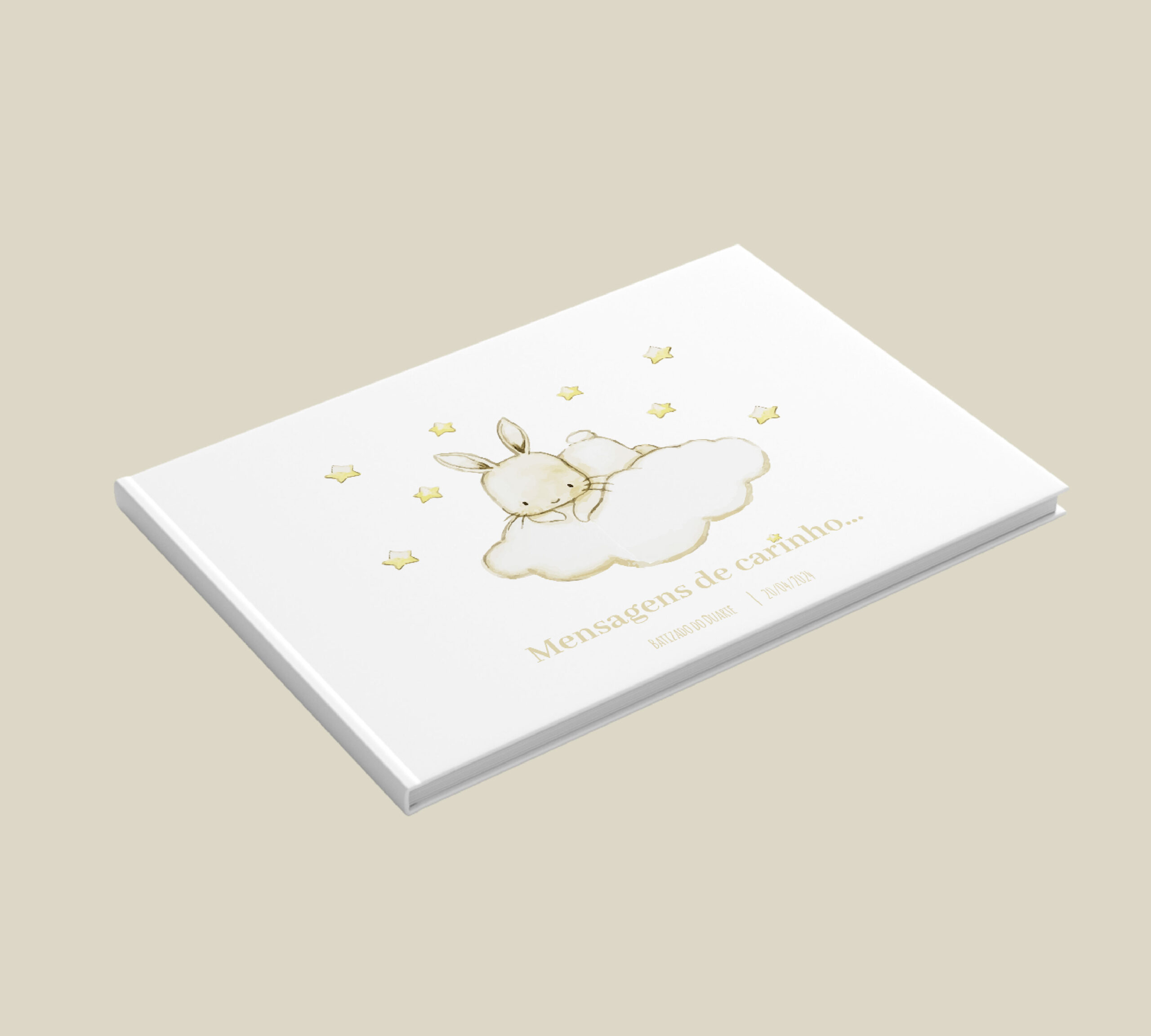 Livro de honra I Coelhinho Bege I  BT-LH053