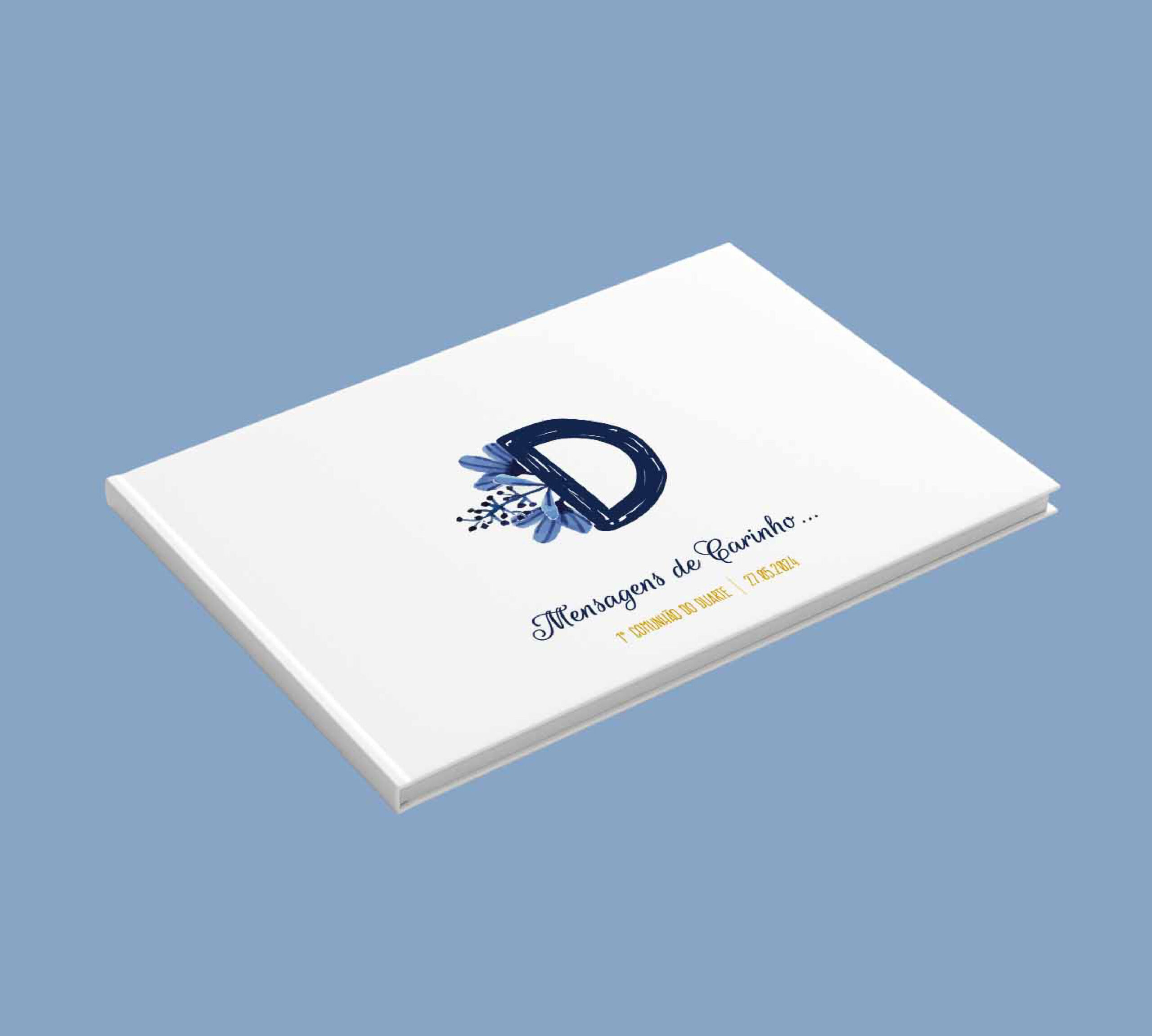 Livro de honra I Flores Azuis I  CM-LH051