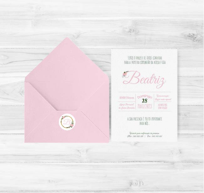 Convite de Comunhão Inicial | CM-C022