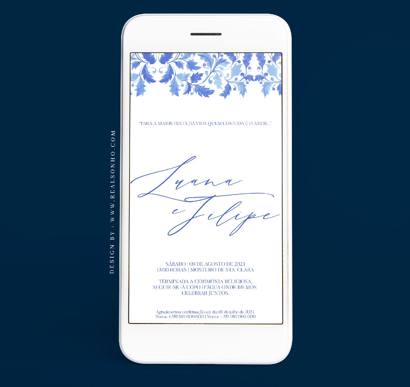 Convite Digital Casamento | CS-CD002