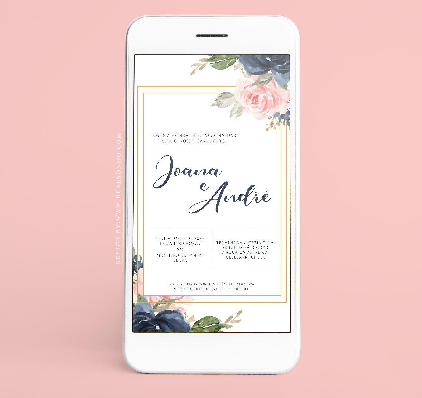 Convite Digital Casamento | CS-CD013