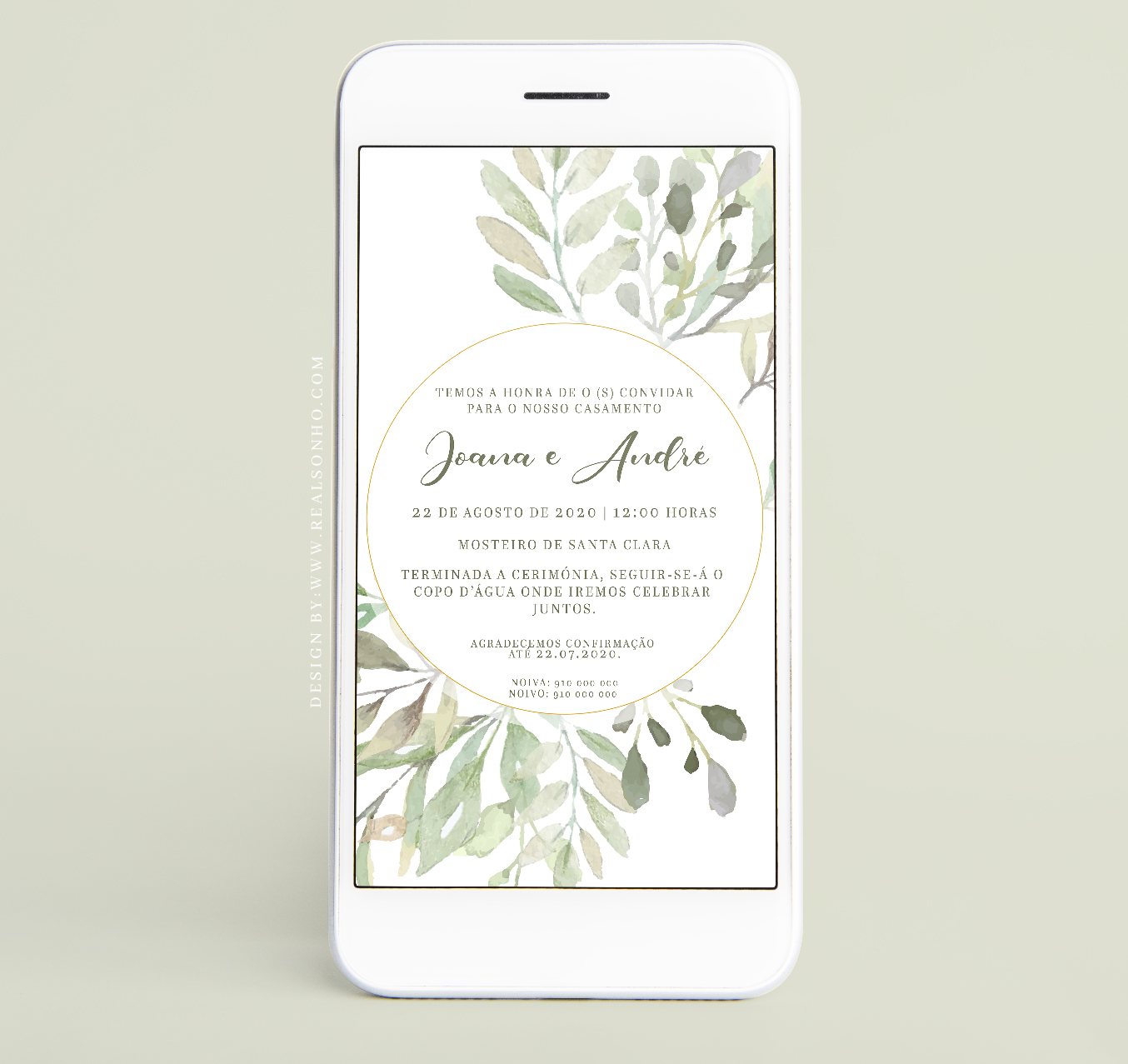 Convite Digital Casamento | CS-CD014