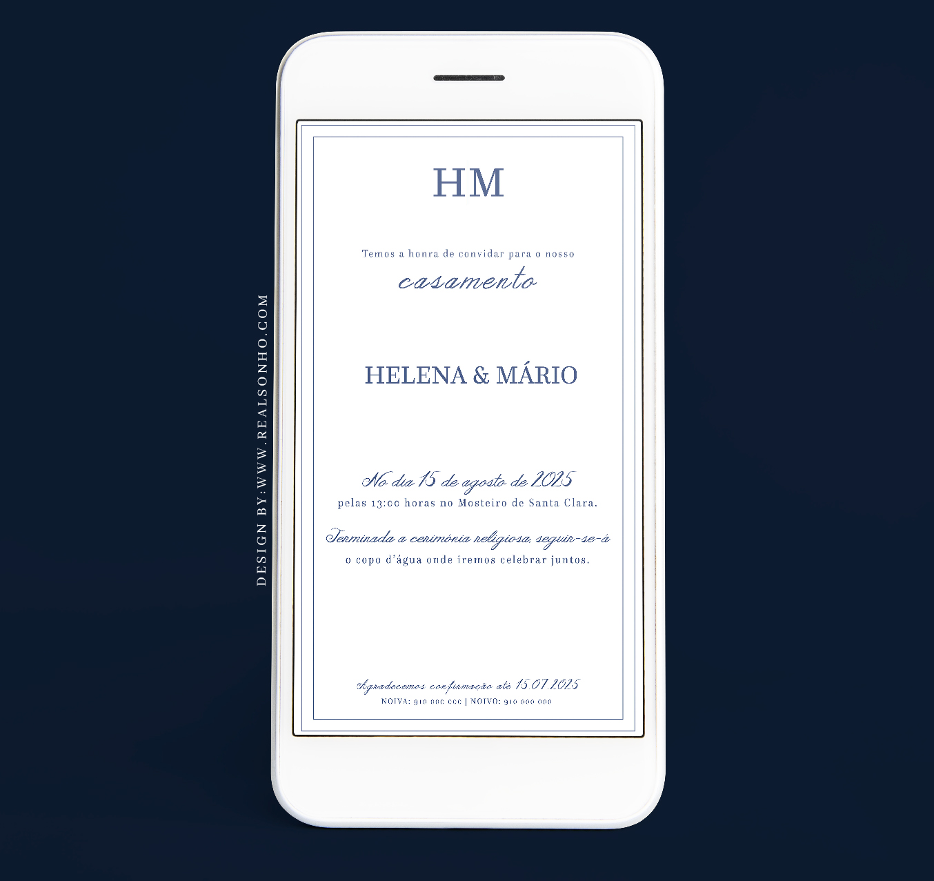 Convite Digital Casamento | CS-CD019