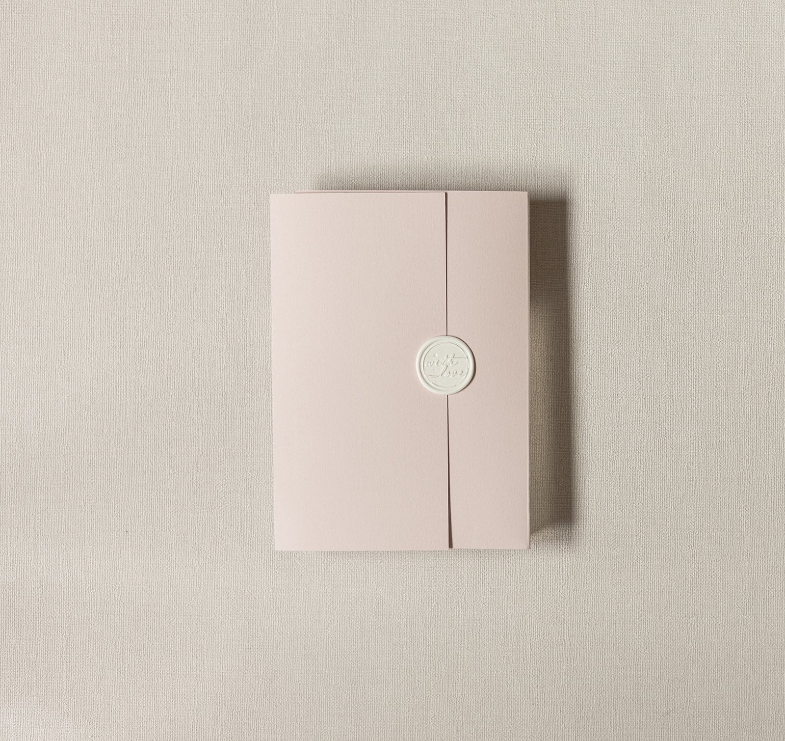 Convite de Casamento Doce Rosa | CS-DR-POCKH802L